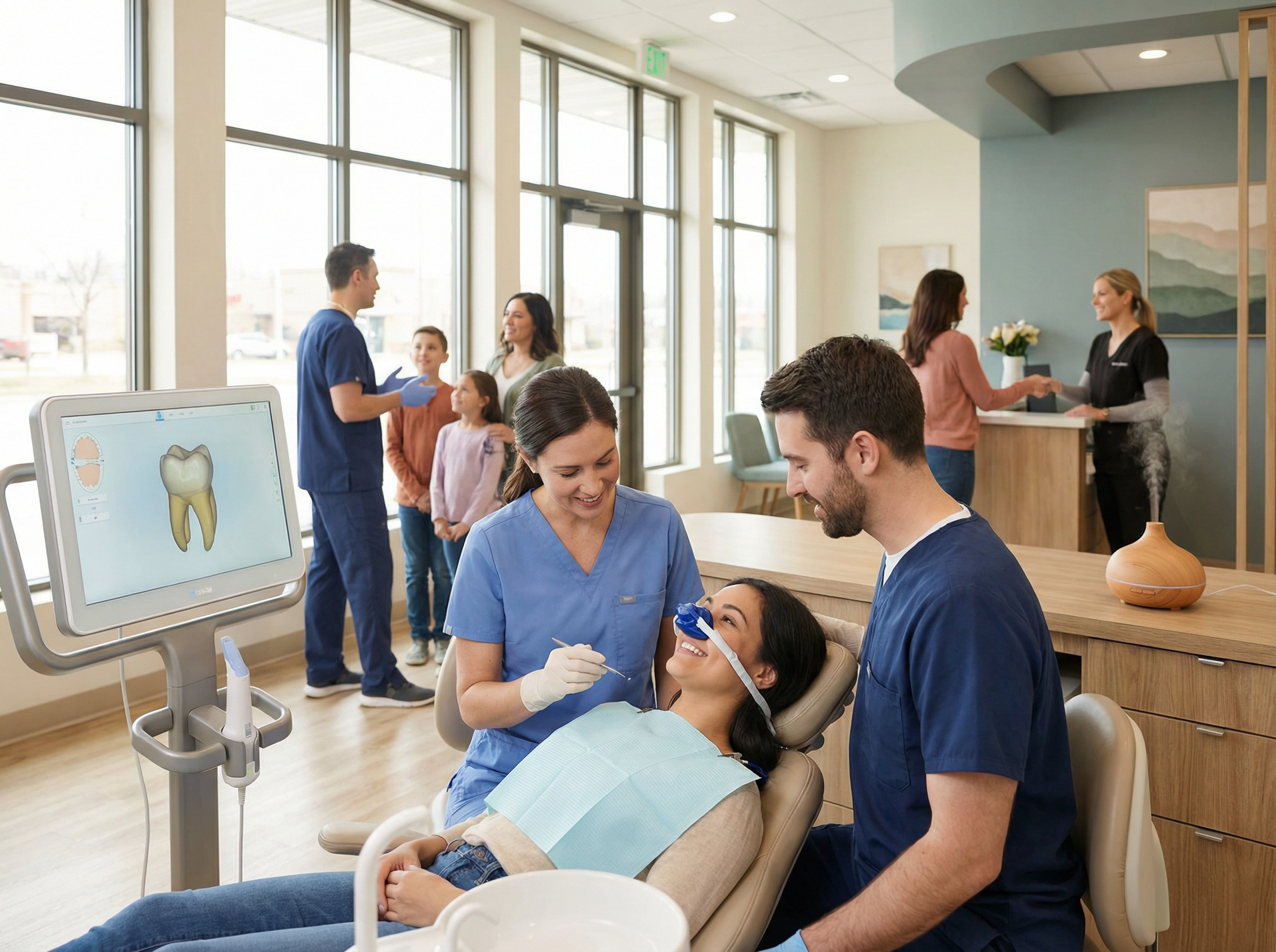 Modern dental technology and equipment used at Snow Tree Dental