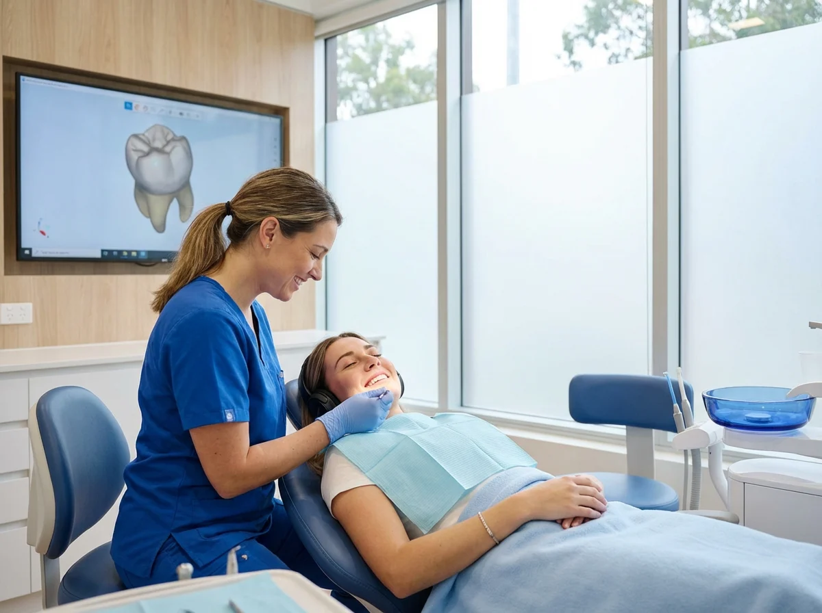 Advanced dental technology such as digital X-rays and 3D imaging used at Snow Tree Dental