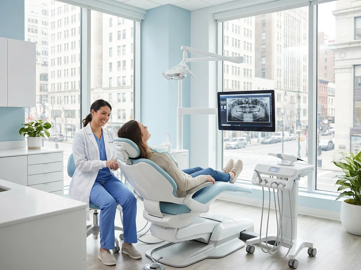 Modern dental technology and digital imaging at Snow Tree Dental