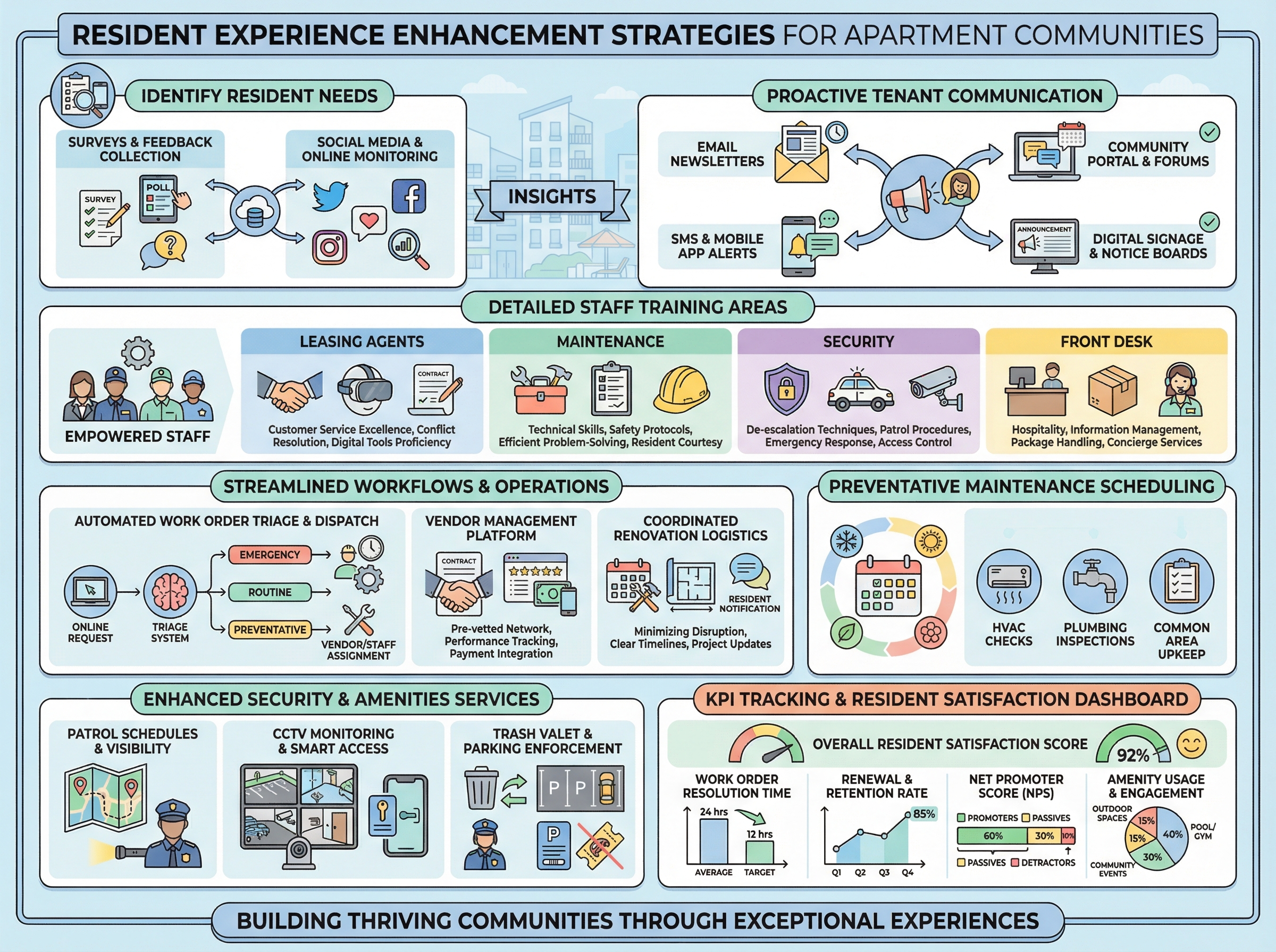 Boosting Resident Satisfaction and Operational Efficiency in Modern Apartment Communities Through Tenant Communication and Expert Staff Training 1 Resident communication and updates in an apartment community