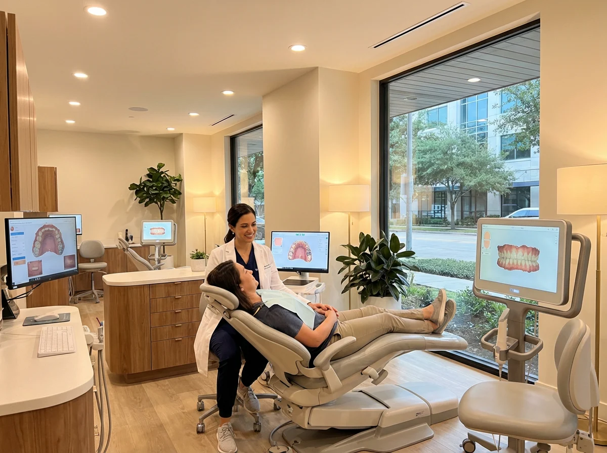 Advanced dental technology like digital imaging and intraoral scanners