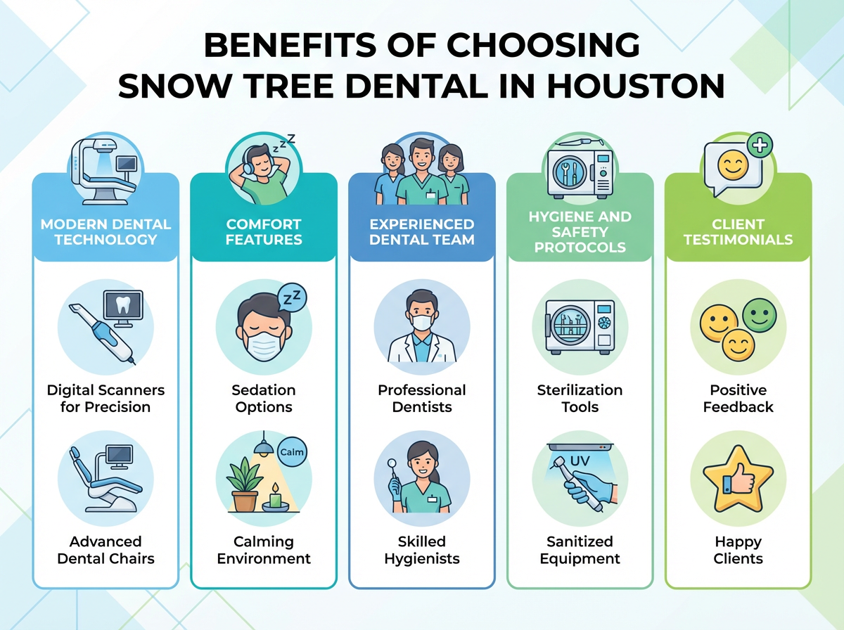 Modern dental technology used at Snow Tree Dental in Houston