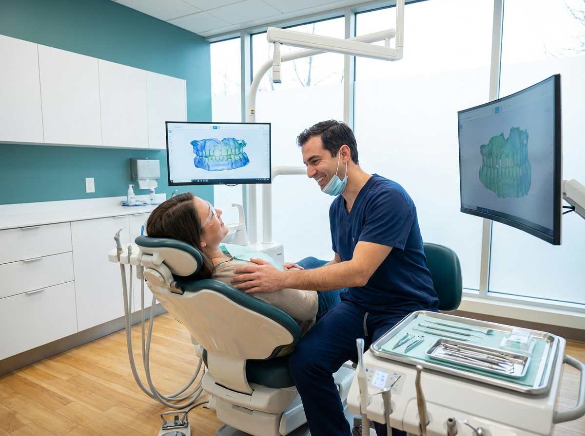 Advanced dental technology and digital X-rays at Snow Tree Dental