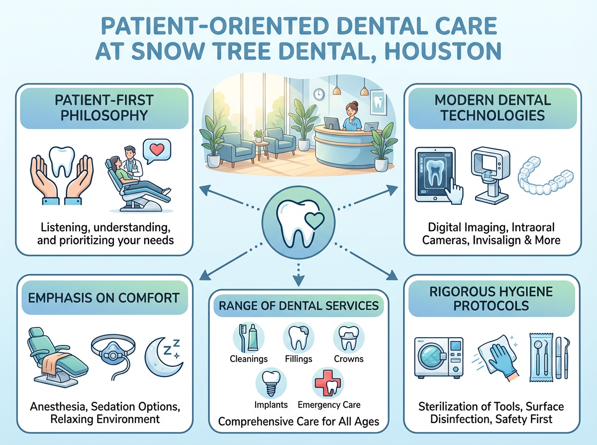 Modern dental clinic in Houston focused on patient-first care