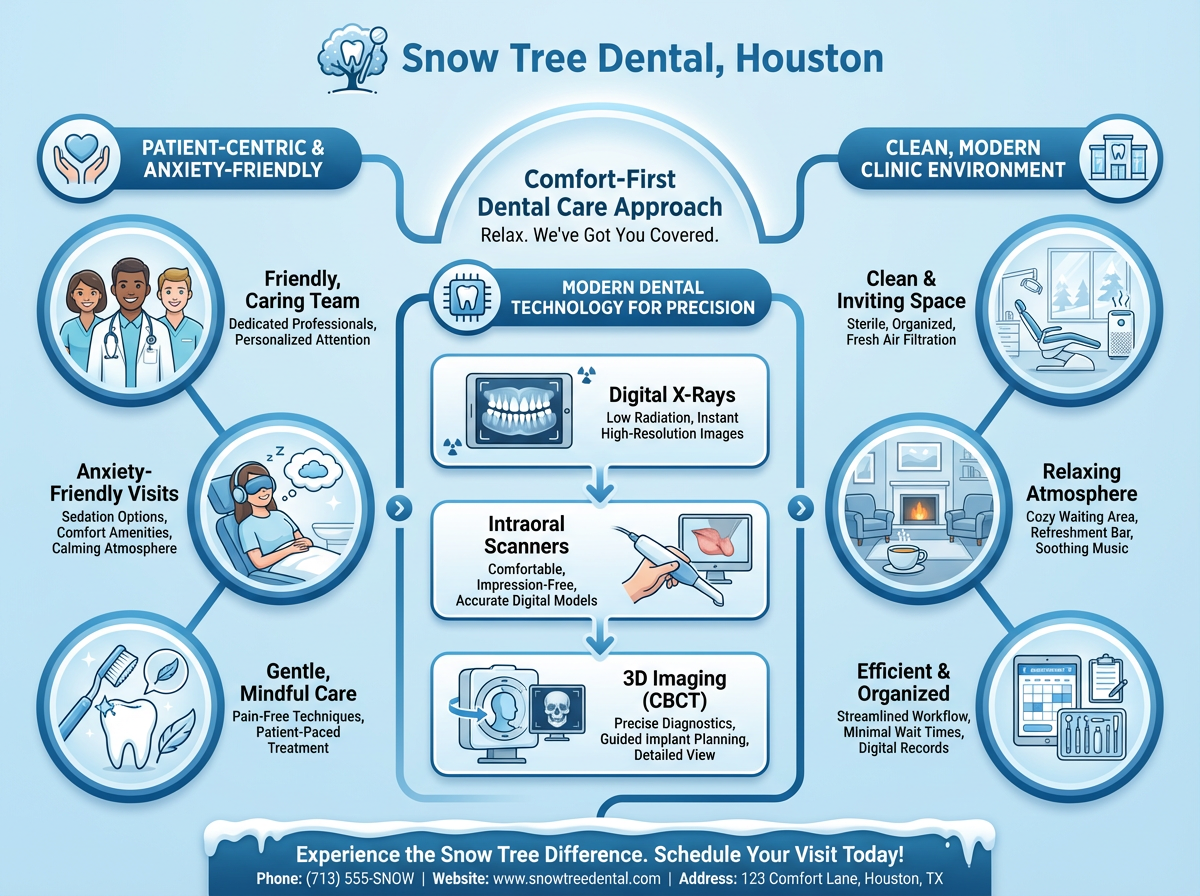 Modern and welcoming dental office environment in Houston