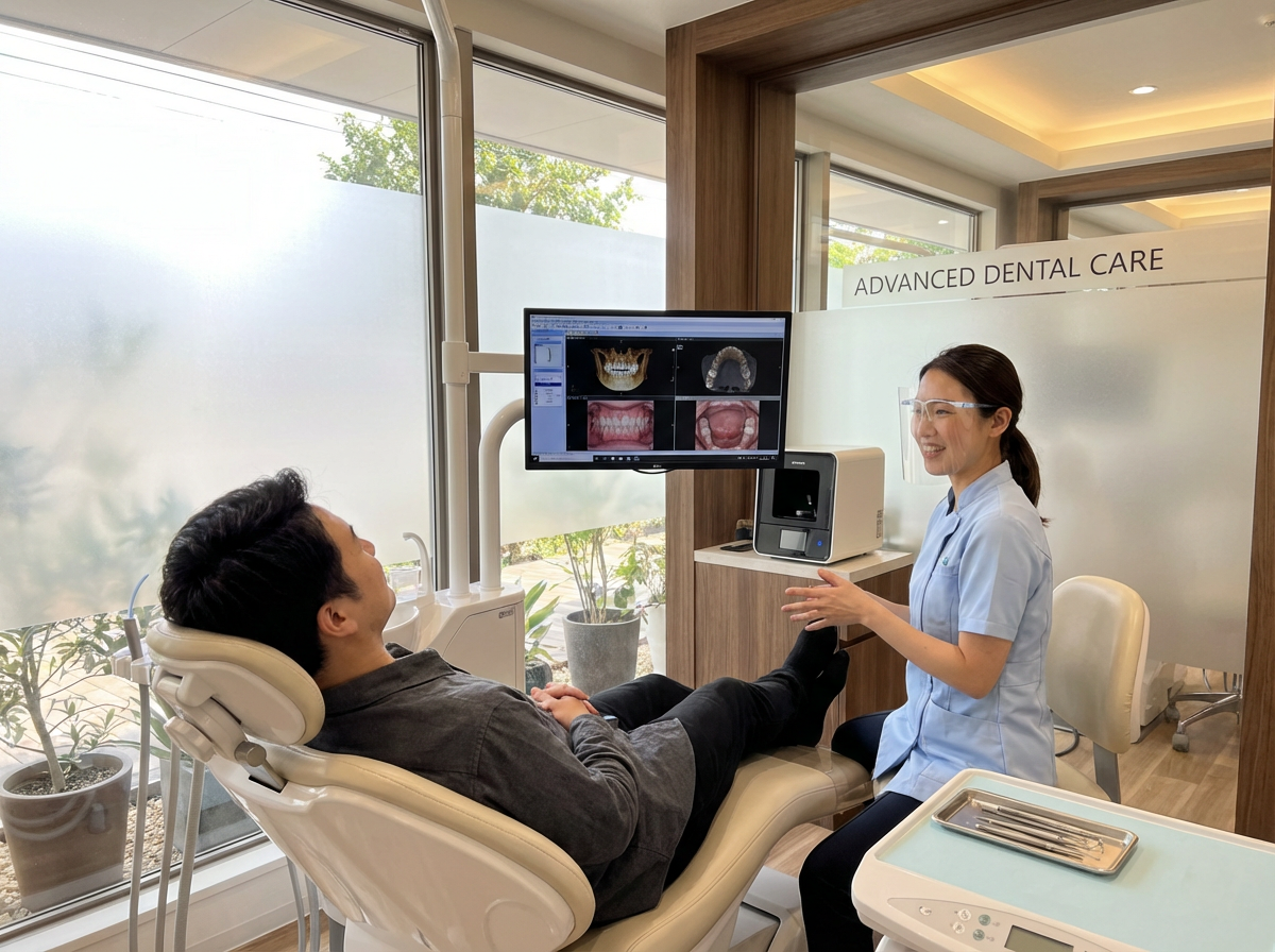 Advanced dental technology and 3D imaging used at Snow Tree Dental in Houston