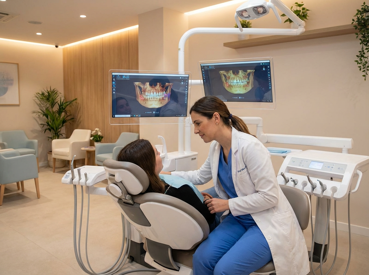 Advanced dental technology and equipment used at Snow Tree Dental in Houston
