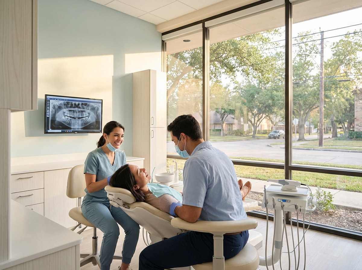 Advanced dental technology and digital equipment used for treatments