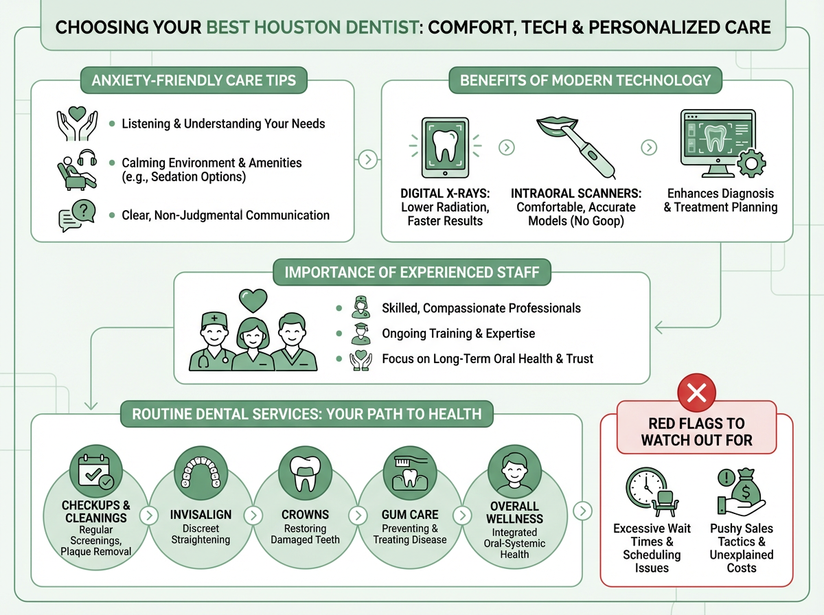 Modern and comfortable dental clinic in Houston focused on patient experience