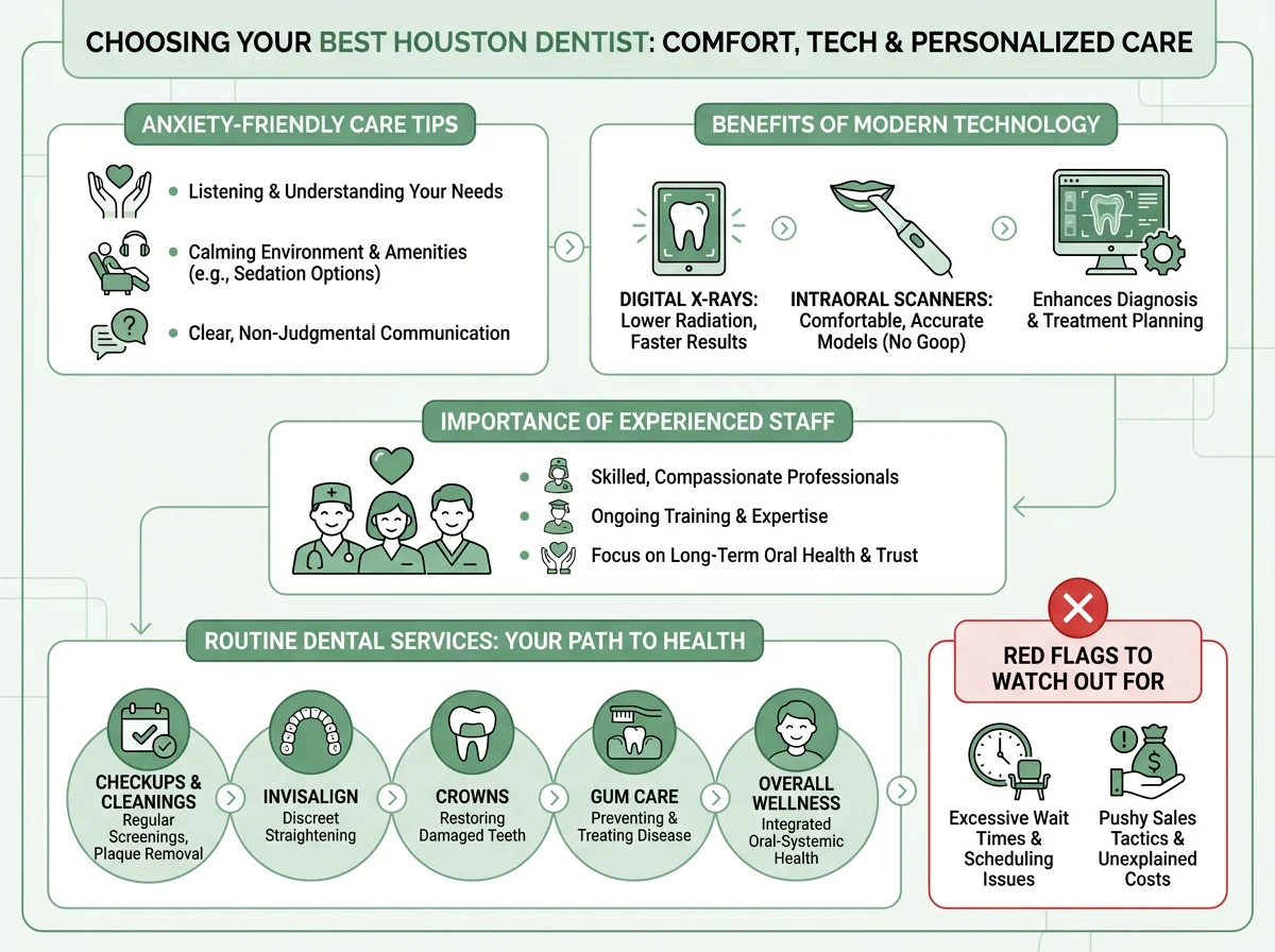 Modern and comfortable dental clinic in Houston focused on patient experience
