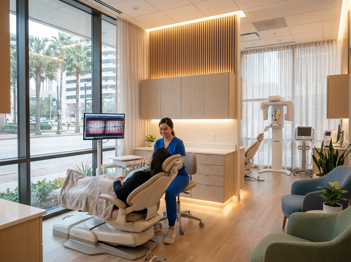 Comprehensive dental services including cleanings, crowns, implants, and emergency care in Houston