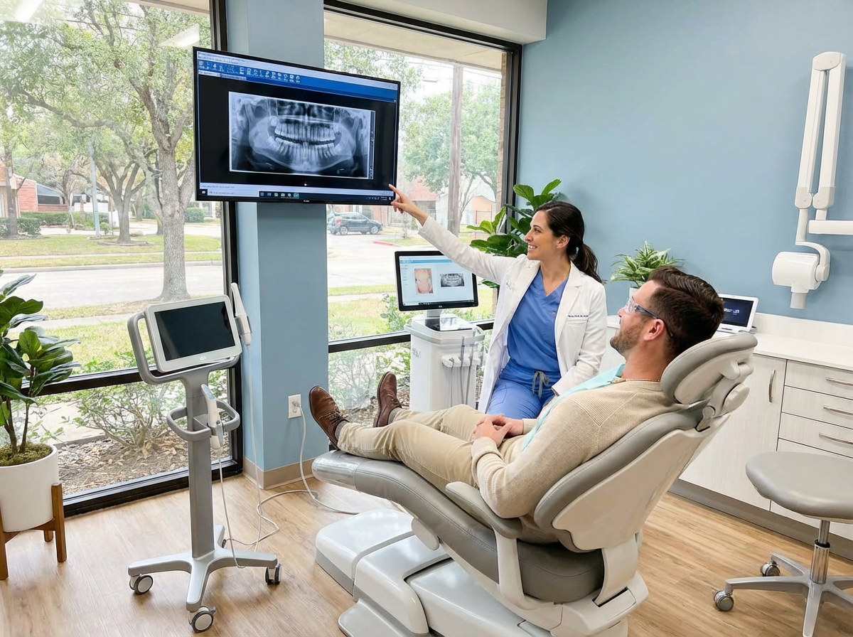 Modern dental technology and equipment used at Snow Tree Dental